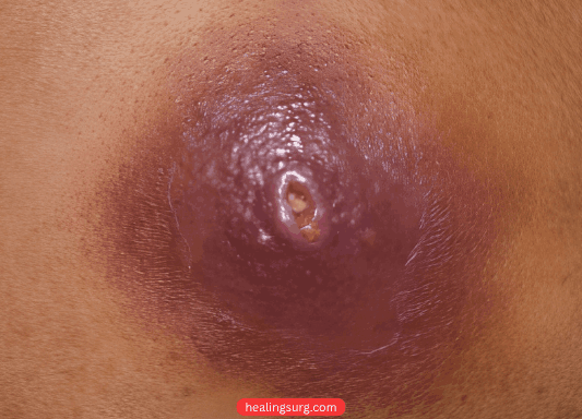 abscess healing surg