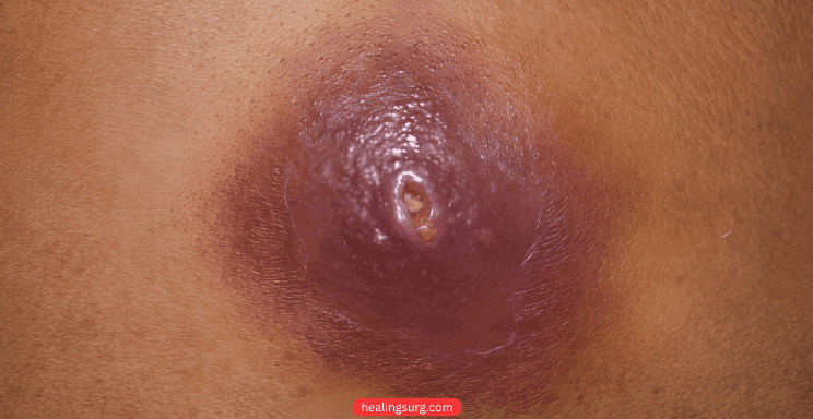 abscess healing surg